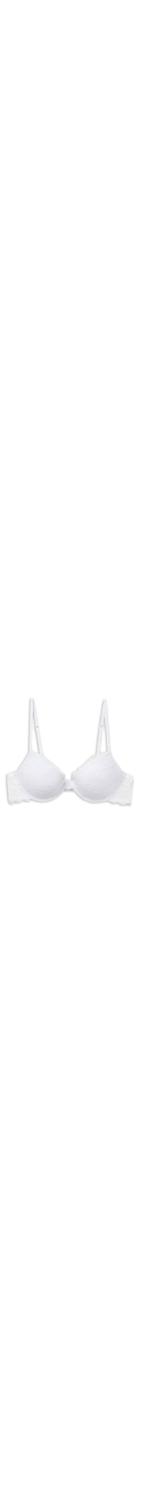 Sutiã Push-Up Bellissima Em Renda - Branco