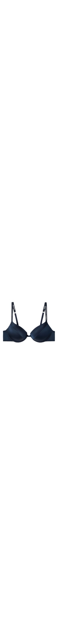 Sutiã Push-Up Bellissima Em Seda - Azul