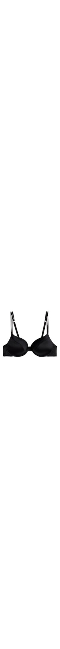 Sutiã Push-Up Bellissima Em Seda - Preto