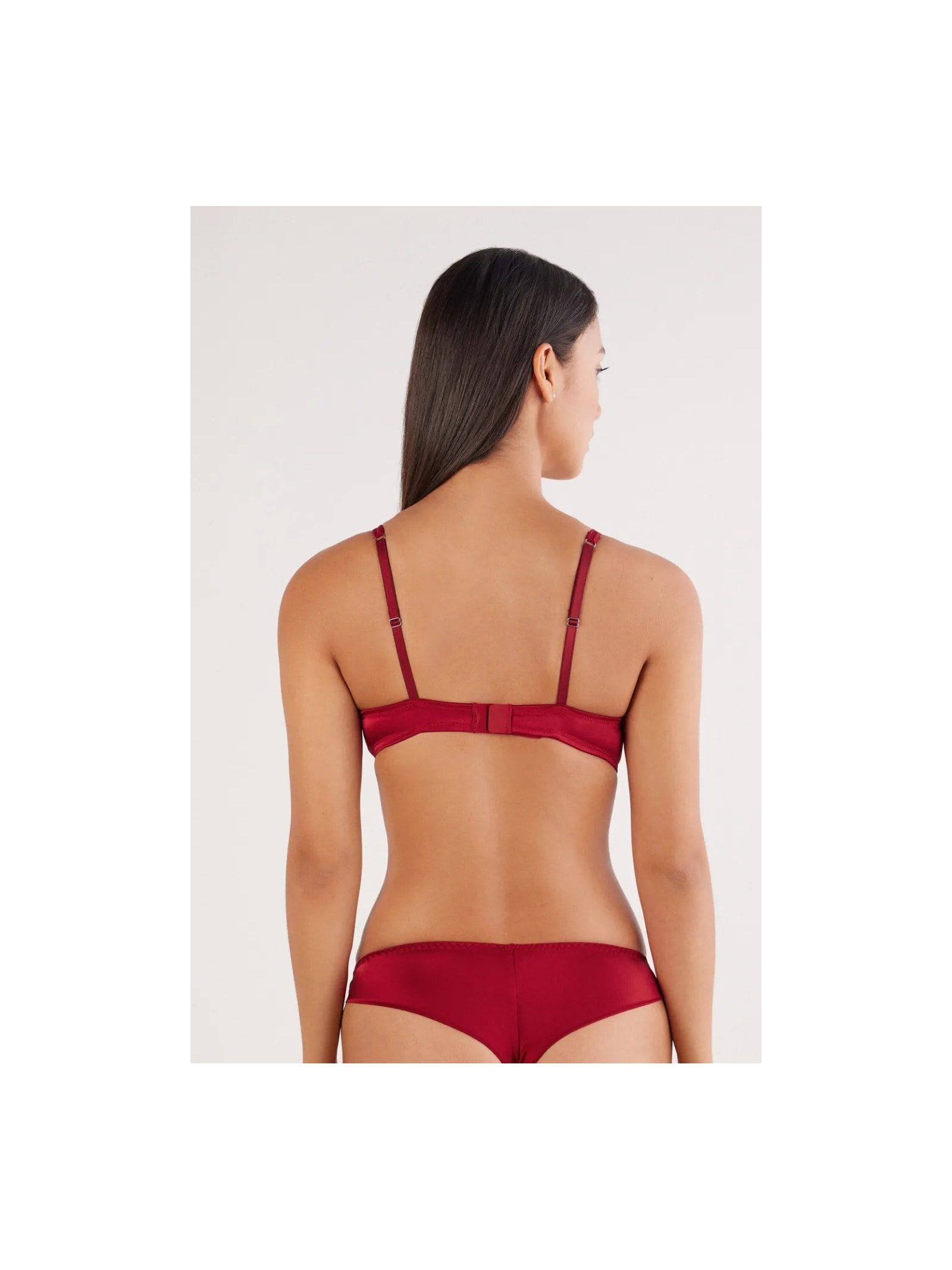 Sutiã Push-Up Bellissima Em Seda Vermelho Intimissimi