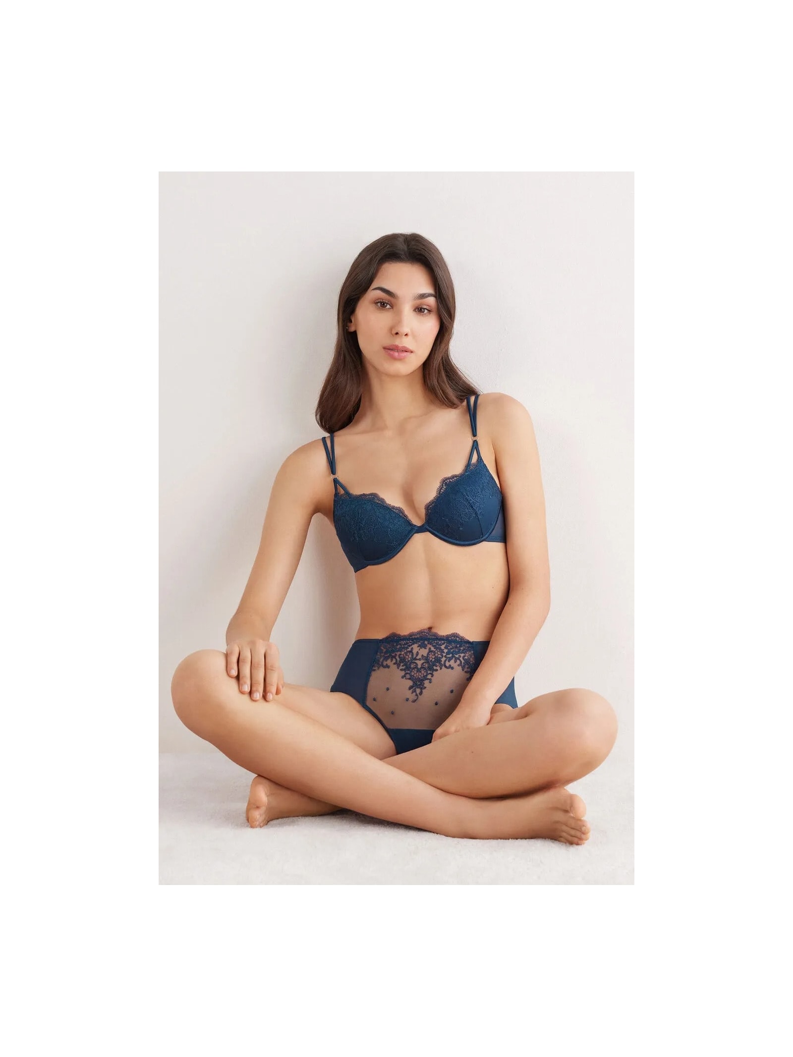 Sutiã Push-Up Bellissima Luxury Dreams Azul Intimissimi