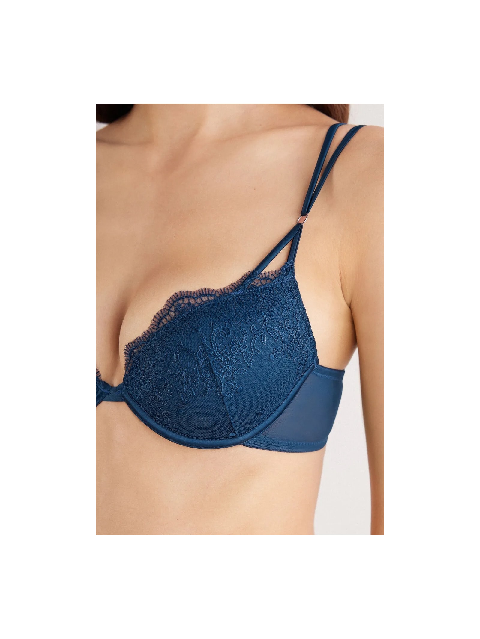 Sutiã Push-Up Bellissima Luxury Dreams Azul Intimissimi