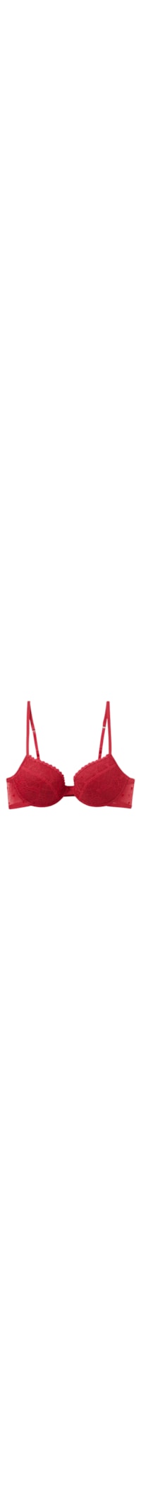 Sutiã Push-Up Bellissima Winter Of Love - Vermelho