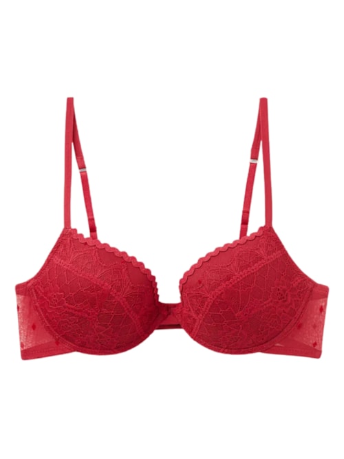 Sutiã Push-Up Bellissima Winter Of Love – Vermelho