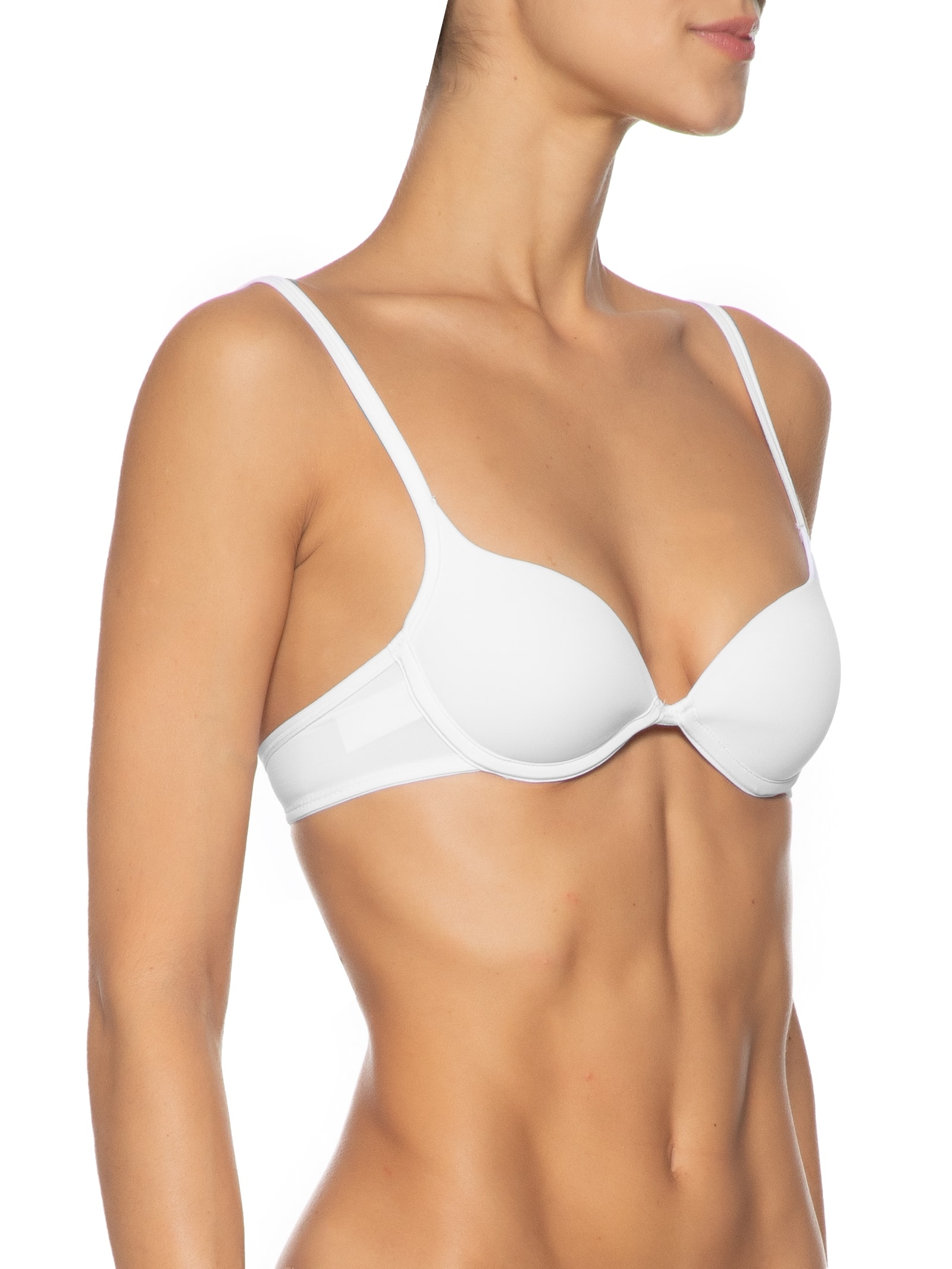 Sutiã Push Up Branco Valisere