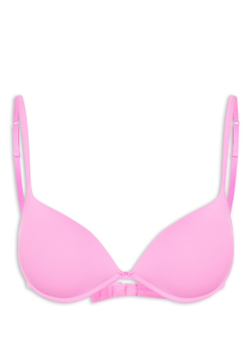 Sutiã Push Up Em Microfibra – Rosa