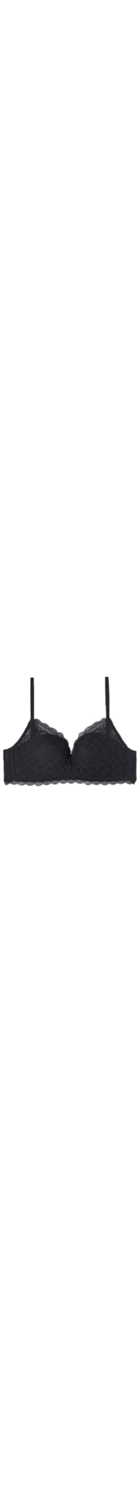Sutiã Push-Up Fabiola Em Renda - Preto
