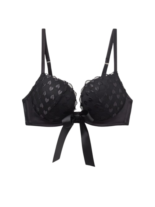 Sutiã Push-Up Monica The Love Club - Preto