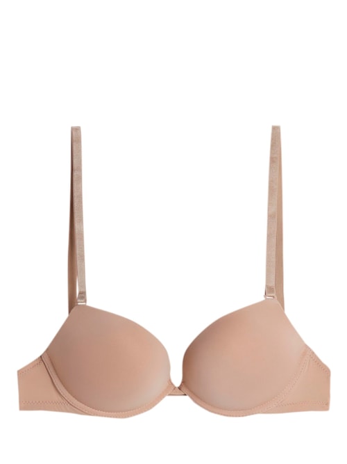 Sutiã Push-Up Multifuncoes Silvia De Microfibra – Bege