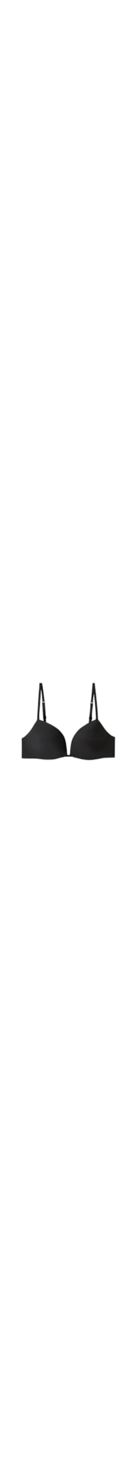 Sutiã Push-Up Silvia Em Microfibra Ultralight - Preto