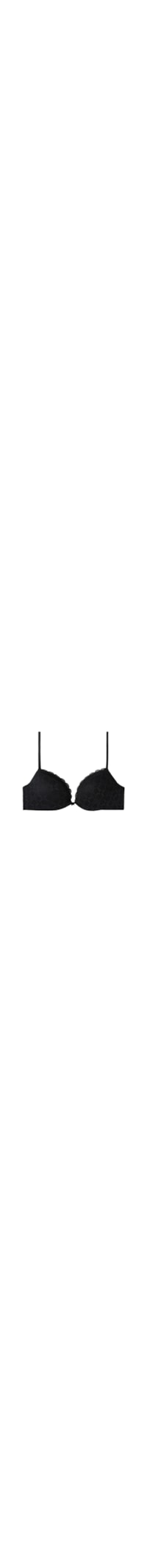 Sutiã Push-Up Silvia Em Renda - Preto