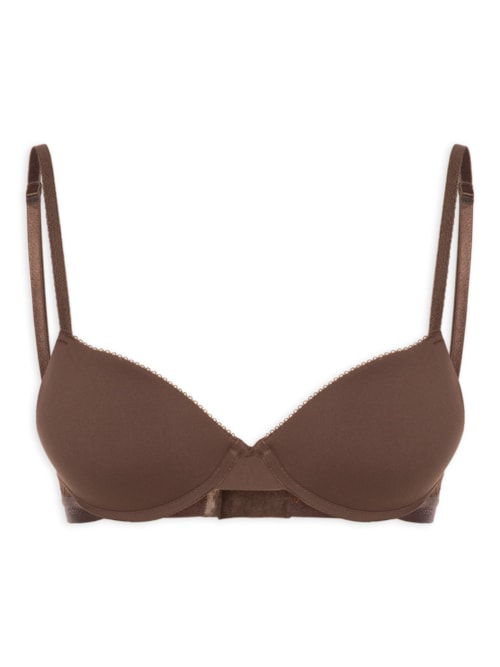 Sutiã Push Up Soft Lace – Marrom