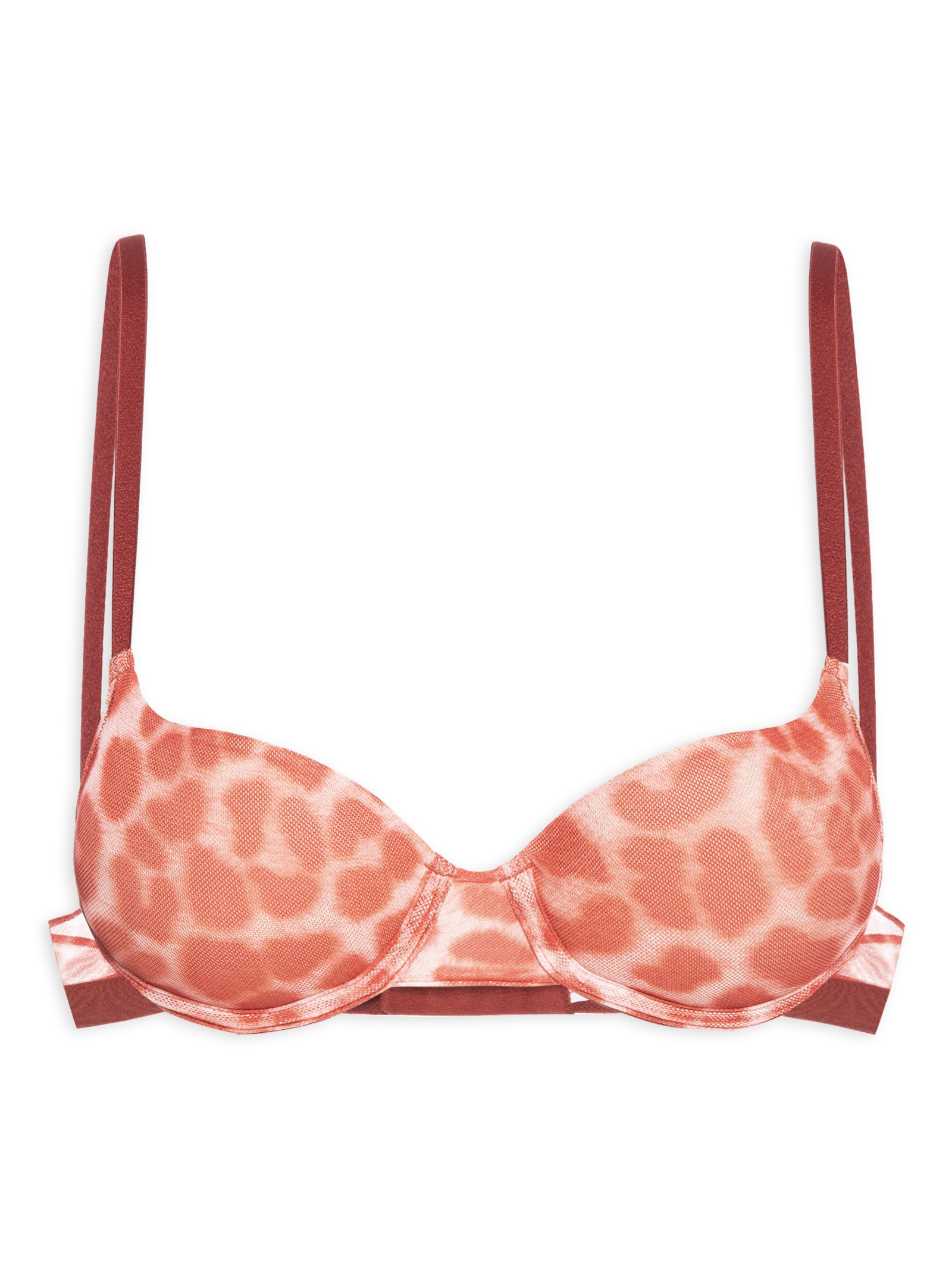 Sutiã Push Up Tule Luciana Vermelho Jogê