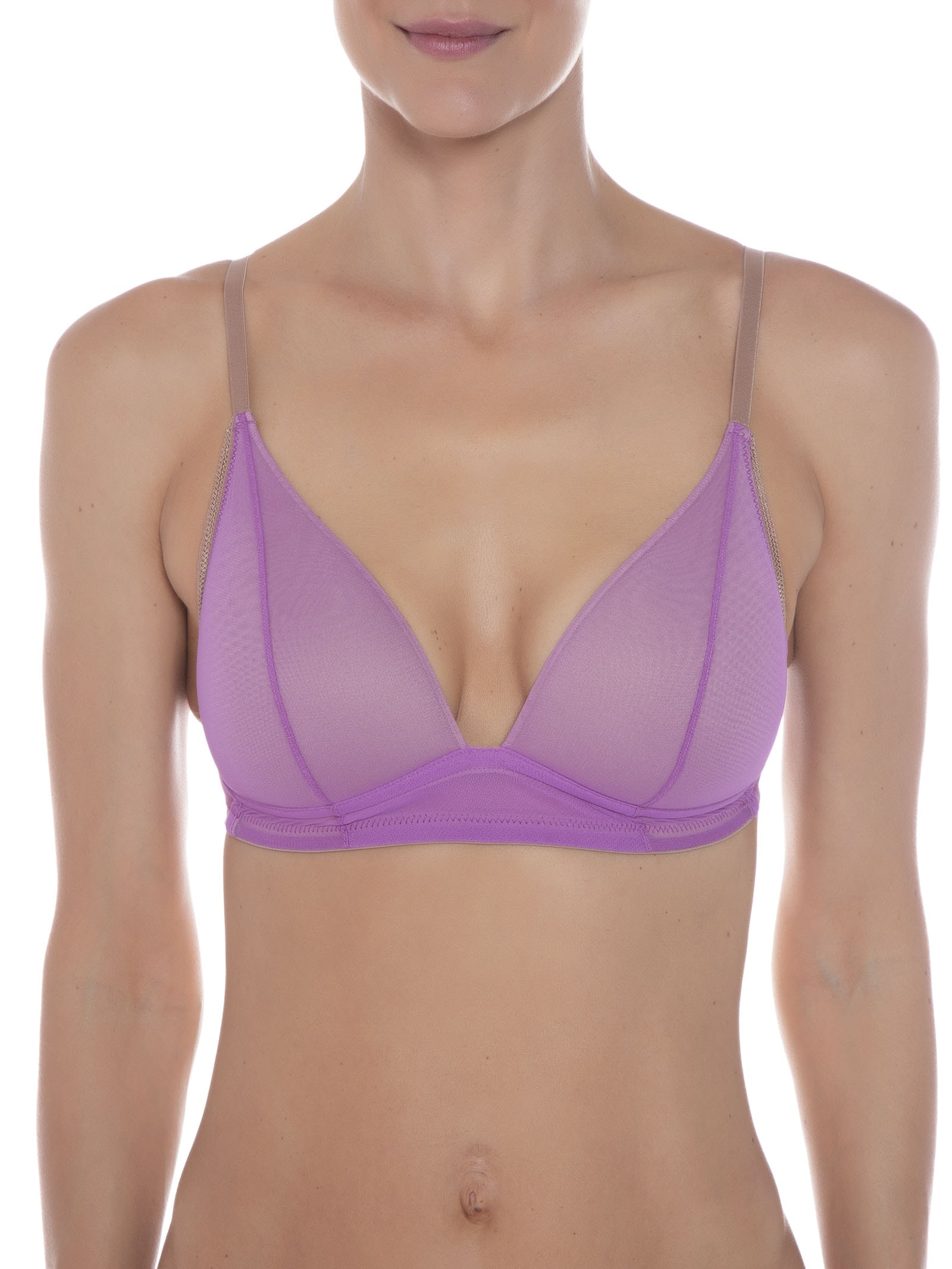 Sutiã Sexy Neckline Lilás Jogê