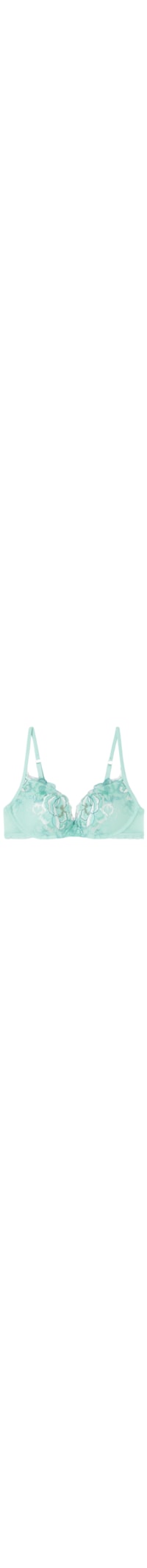 Sutiã Super Push-Up Gioia Emerald Flower - Verde