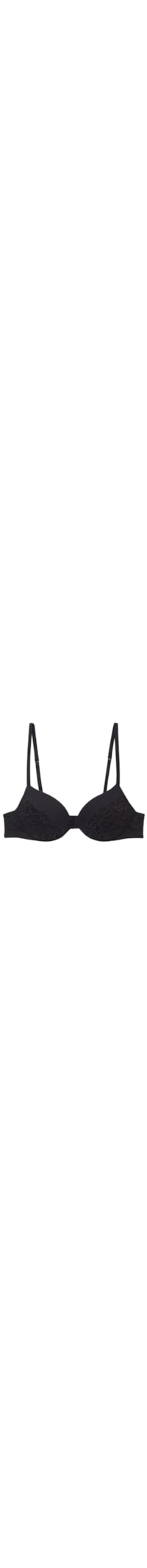 Sutiã Super Push-Up Simona Delicate Pieces - Preto
