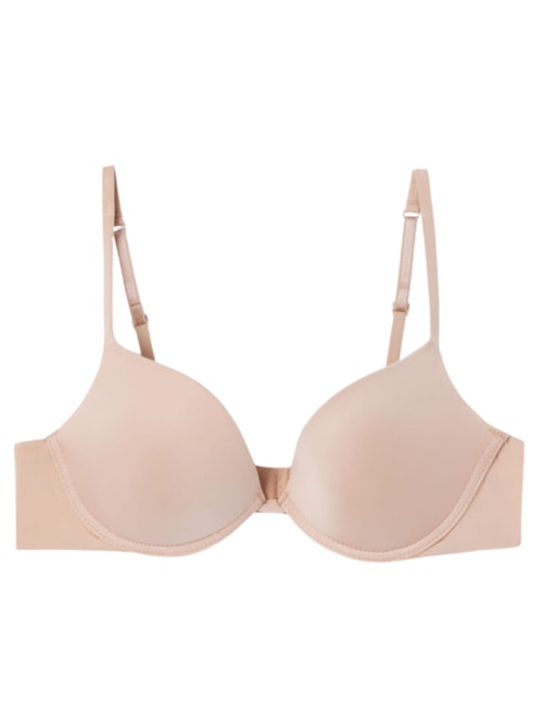 Sutiã Super Push-Up Simona Em Microfibra – Bege