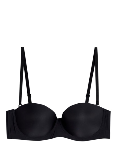 Sutiã Tomara-Que-Caia Giada De Microfibra - Preto