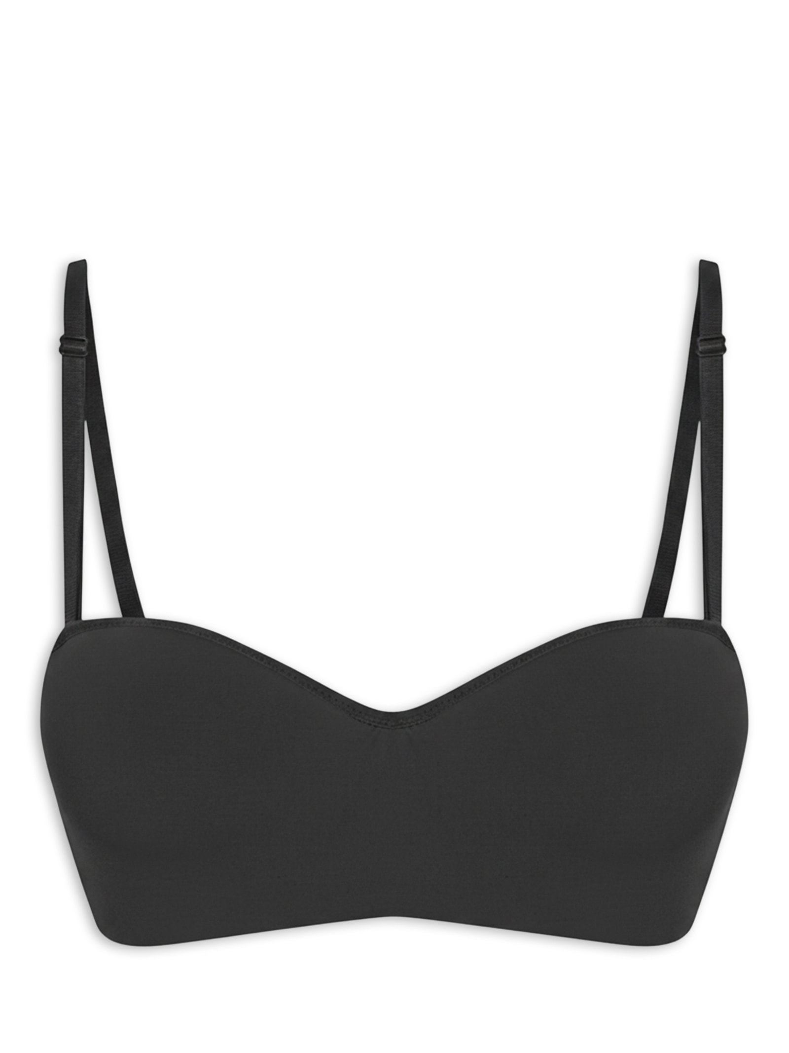 Sutiã Tomara Que Caia Microfibra Comfy Preto Jogê