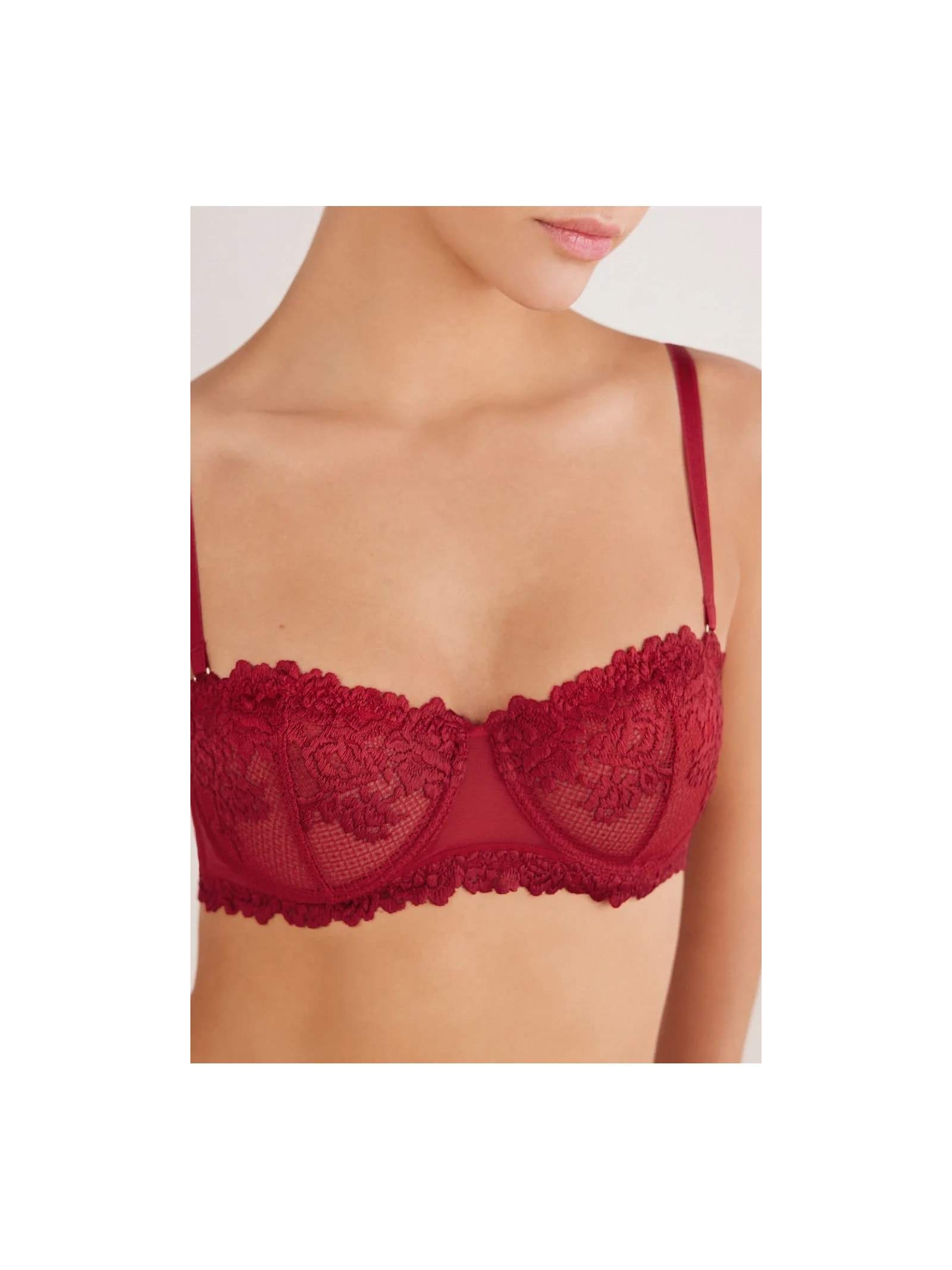 Sutiã Tomara Que Caia Pretty Flowers Vermelho Intimissimi