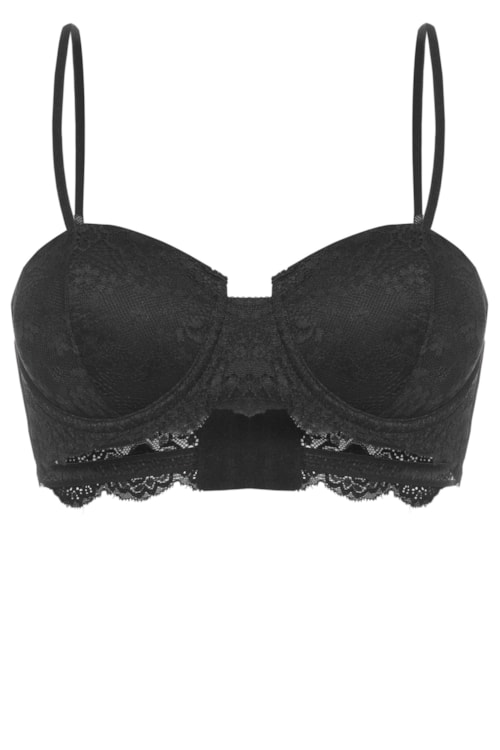 Sutiã Tomara Que Caia Renda Basic – Preto