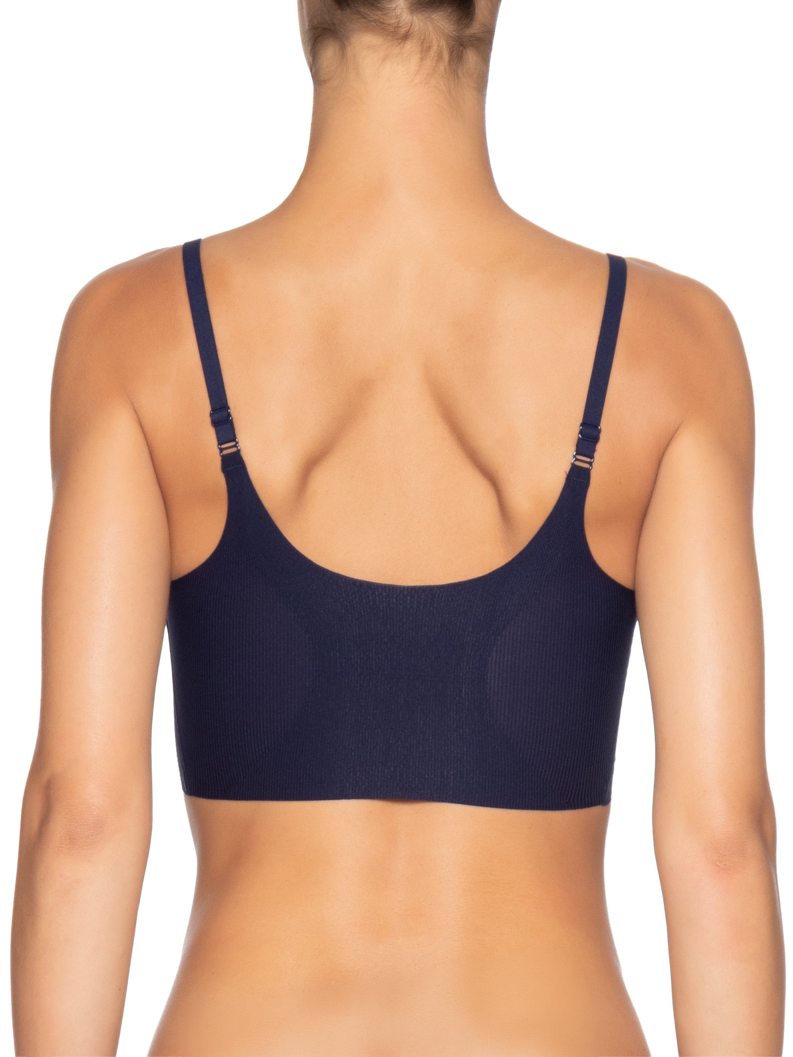 Sutiã Top Com Bojo Removível Naked Azul Hope