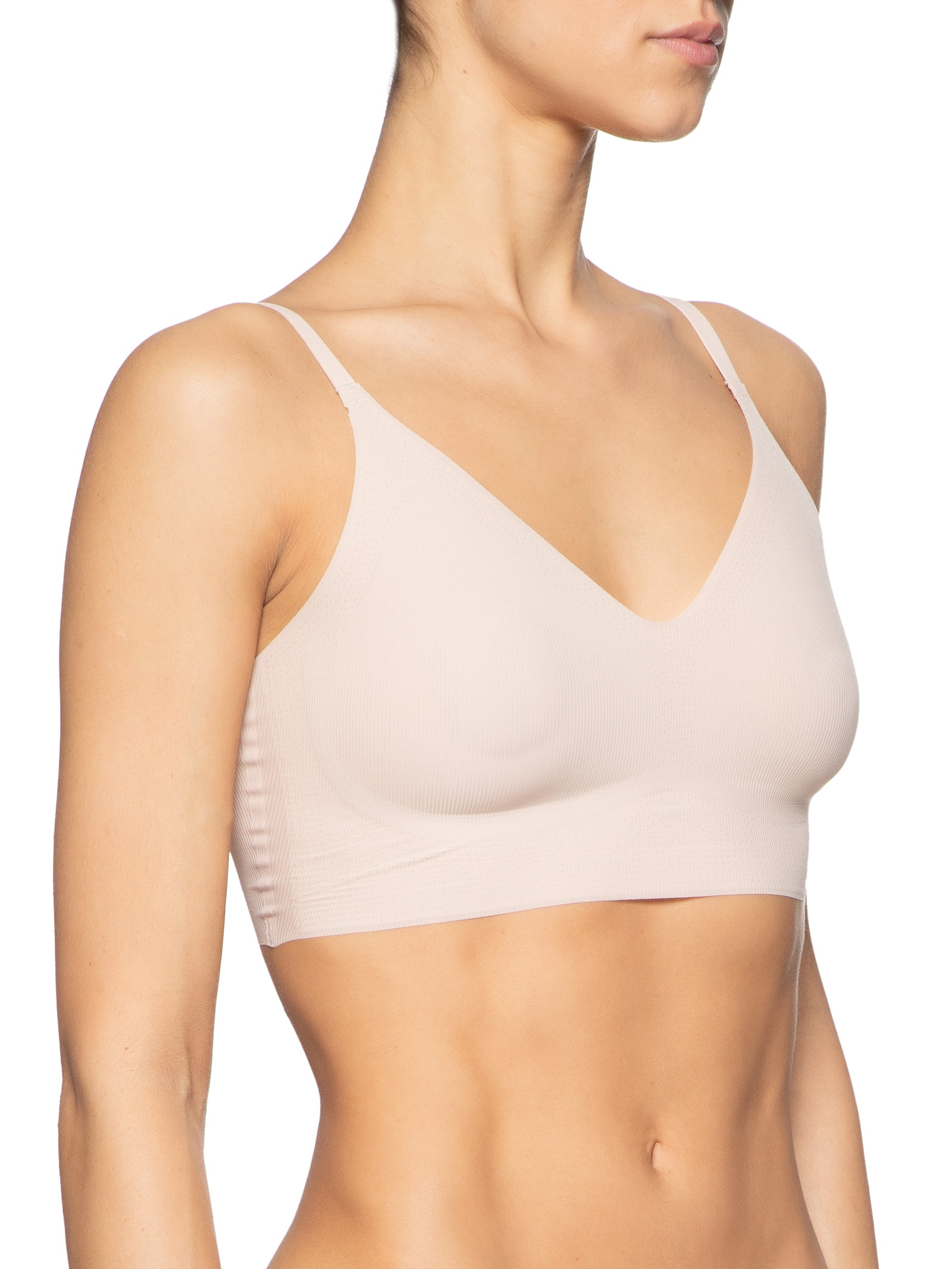 Sutiã Top Com Bojo Removível Naked - Hope - Bege