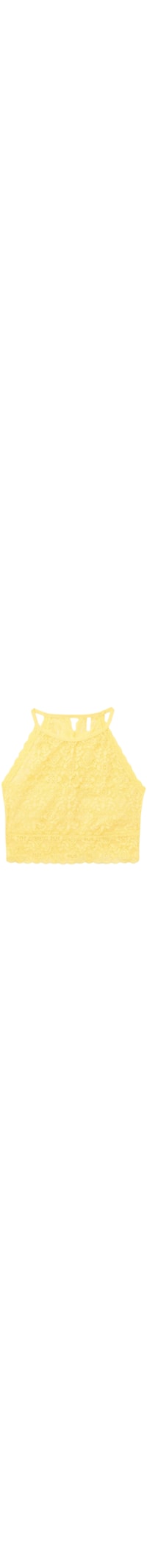 Sutiã Top Em Renda - Amarelo