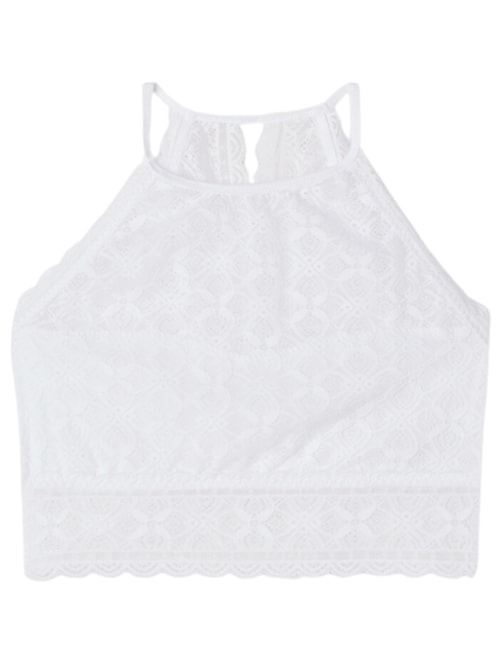 Sutiã Top Em Renda - Branco