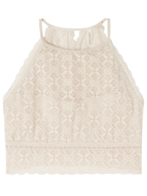 Sutiã Top Em Renda - Off-White
