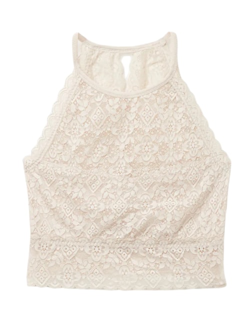 Sutiã Top Em Renda – Off-White