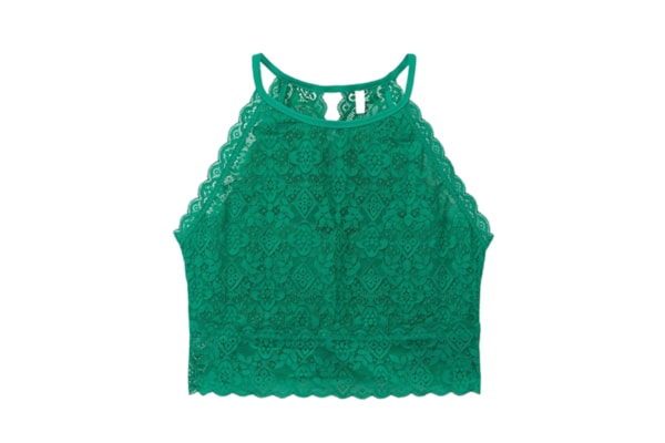 Sutiã Top Em Renda - Verde
