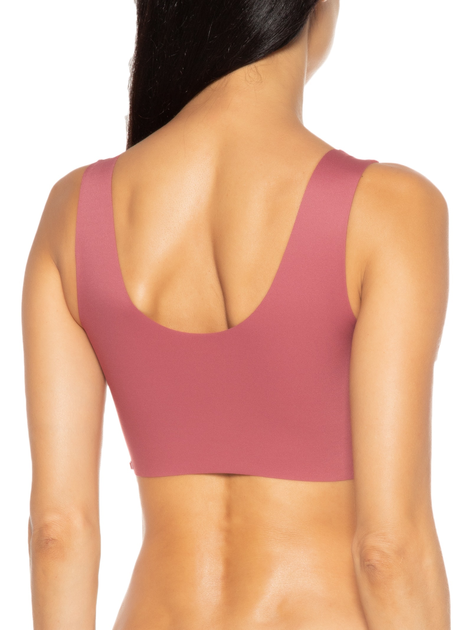 Sutiã Top Invisível Com Bojo Em Microfibra Vermelho Hope