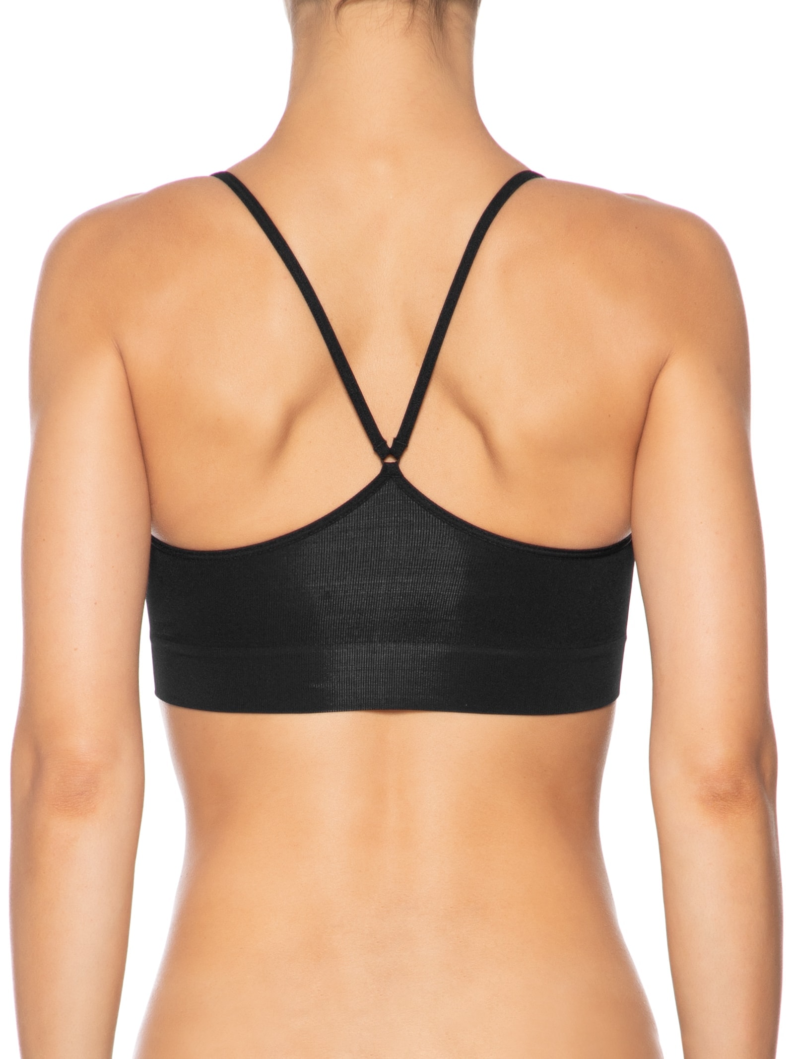 Sutiã Top Nadador Em Microfibra Light Preto Hope