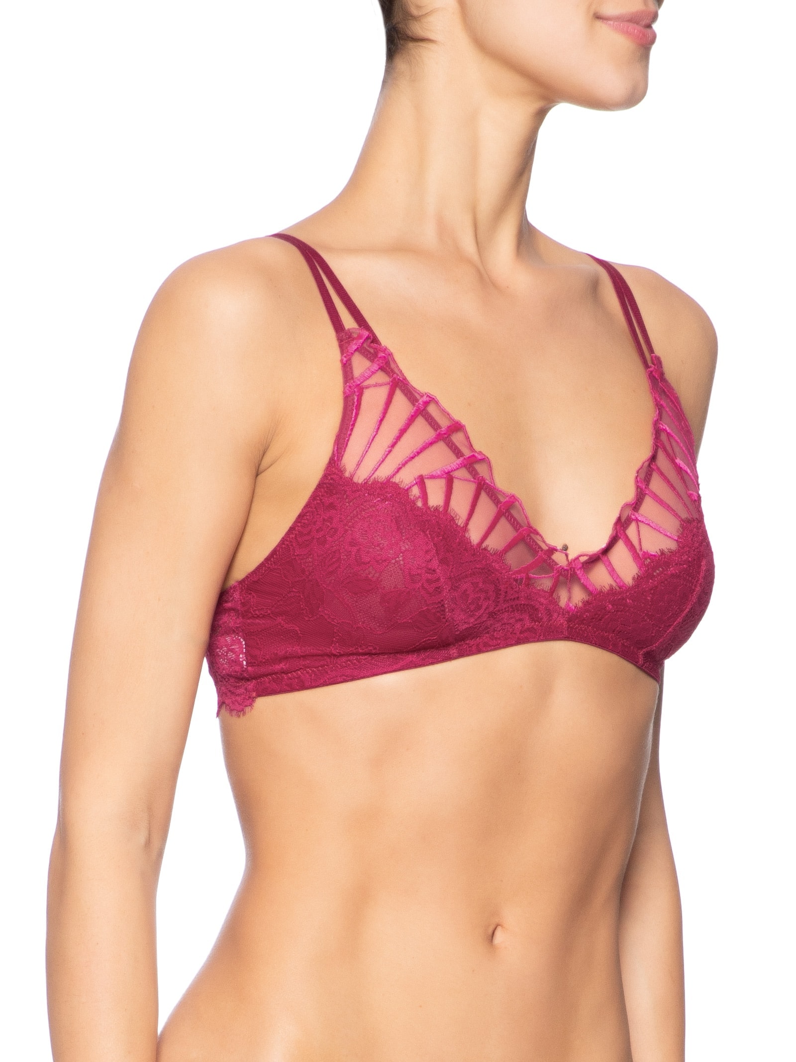 Sutiã Top Renda Theia Rosa Jogê