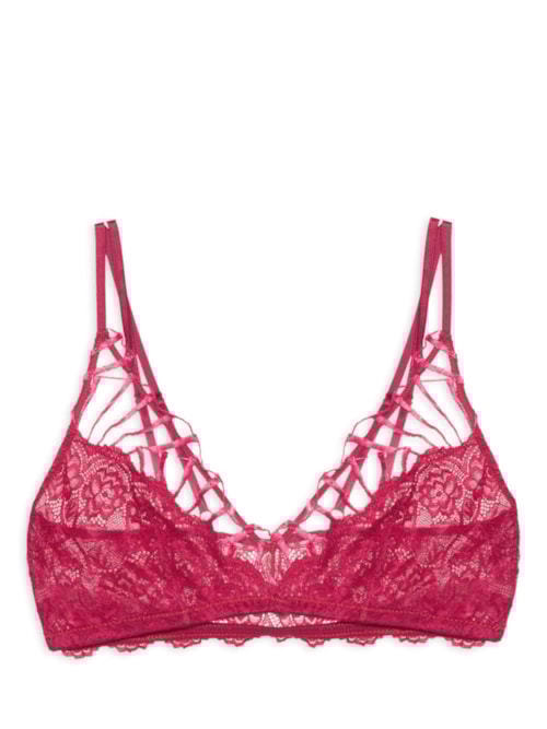 Sutiã Top Renda Theia – Rosa