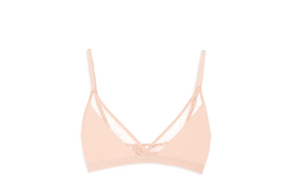 Sutiã Top Triângulo Soft Lace - Bege