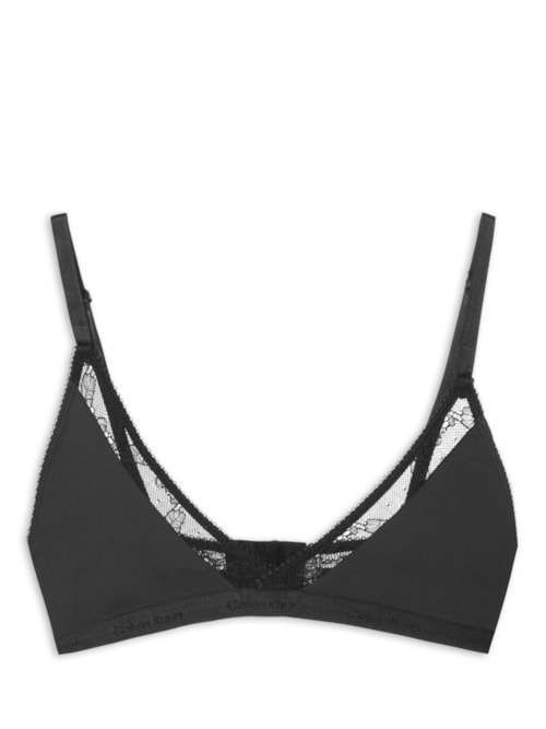 Sutiã Top Triângulo Soft Lace – Preto
