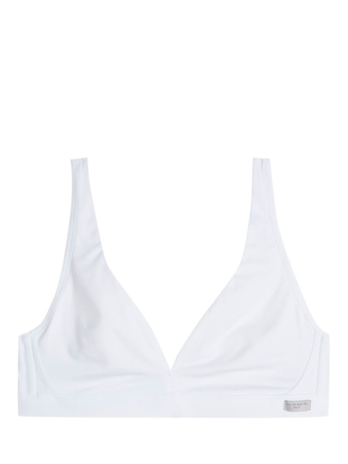 Sutiã Triangular Lara De Algodão Natural - Branco