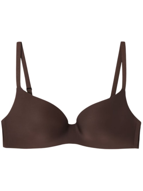 Sutiã Triângulo Adele Em Microfibra Ultralight - Marrom