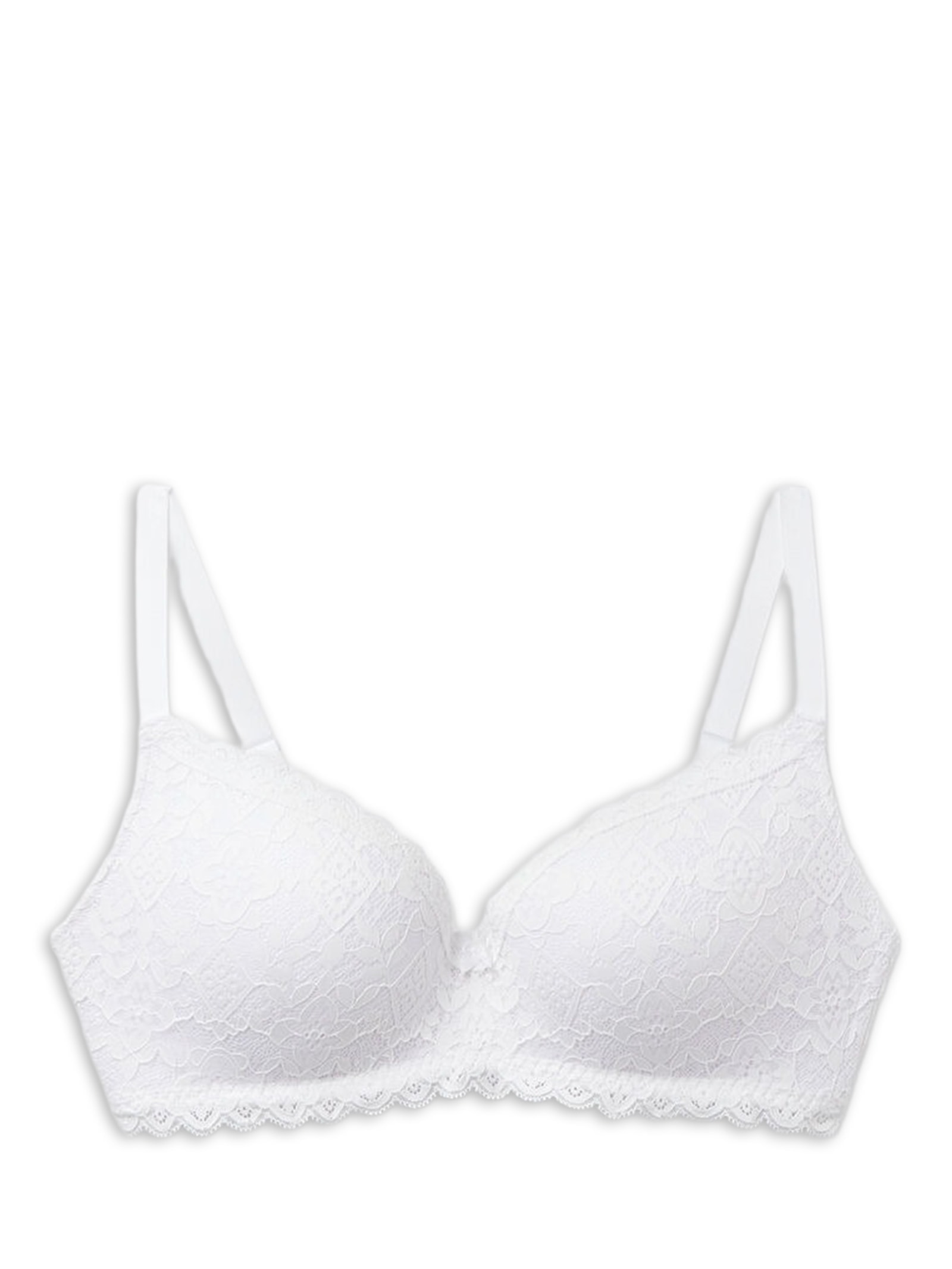 Sutiã Triângulo Adele Em Renda Branco Intimissimi