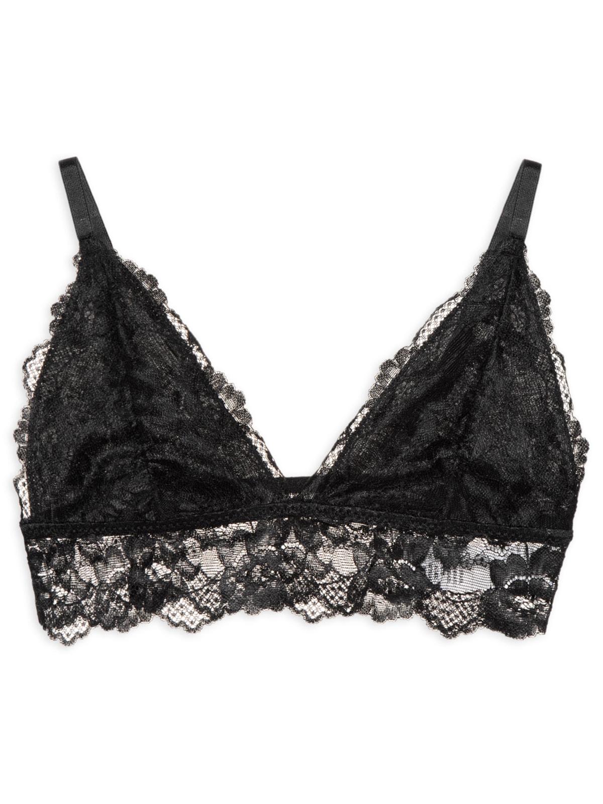 Vista 2 Sutiã Triângulo Black Lace PRETO PRETO