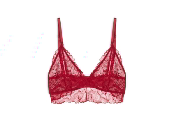 Sutiã Triângulo Bridal Lace - Vermelho
