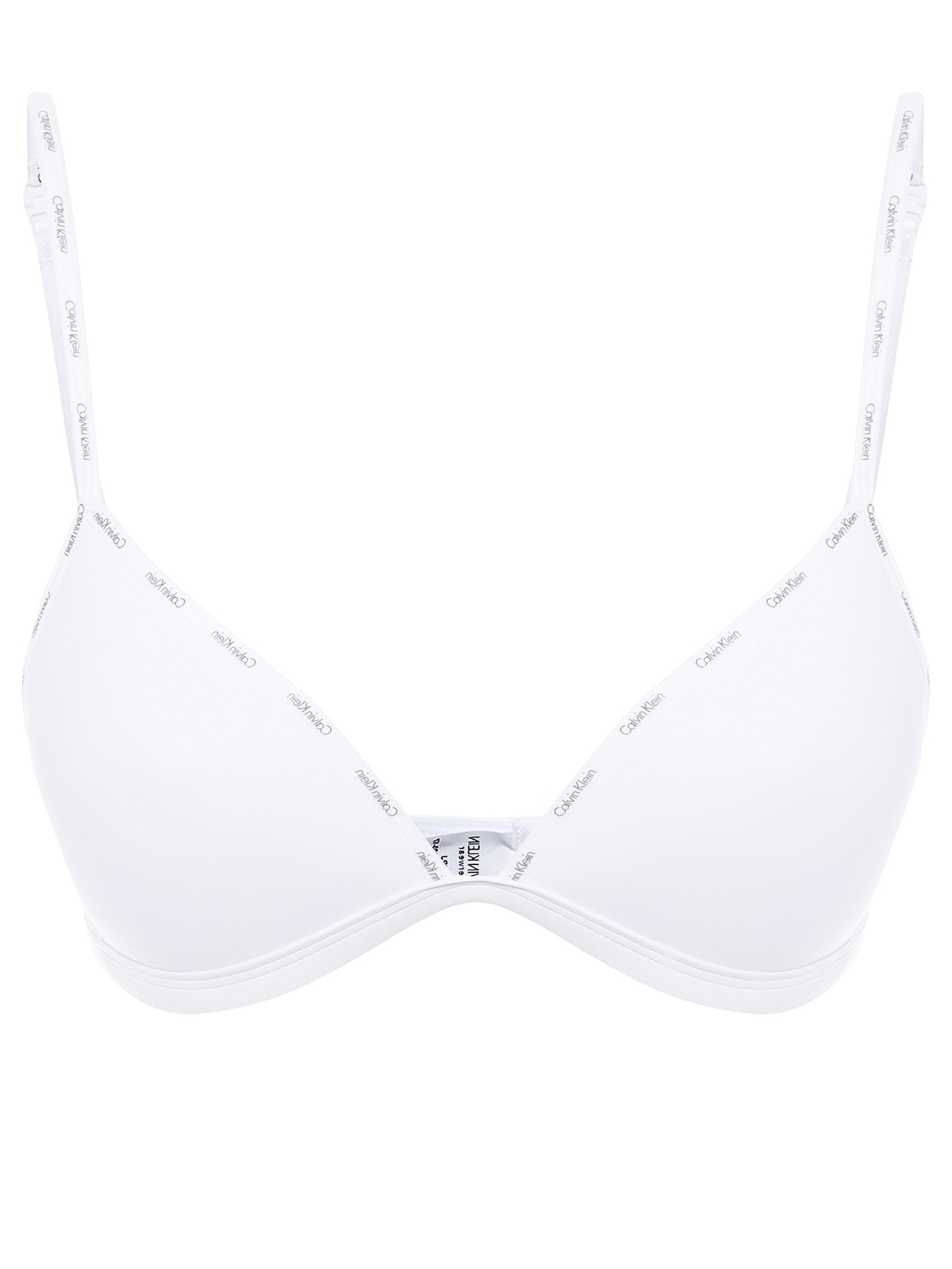 Sutiã Triângulo Com Bojo Branco Calvin Klein Underwear