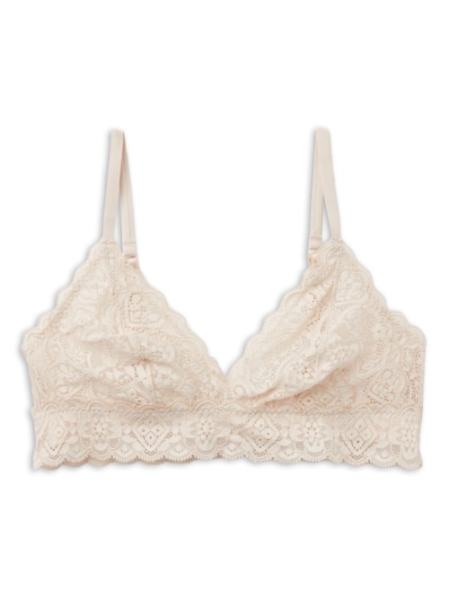 Sutiã Triângulo Emma Em Renda – Off-White