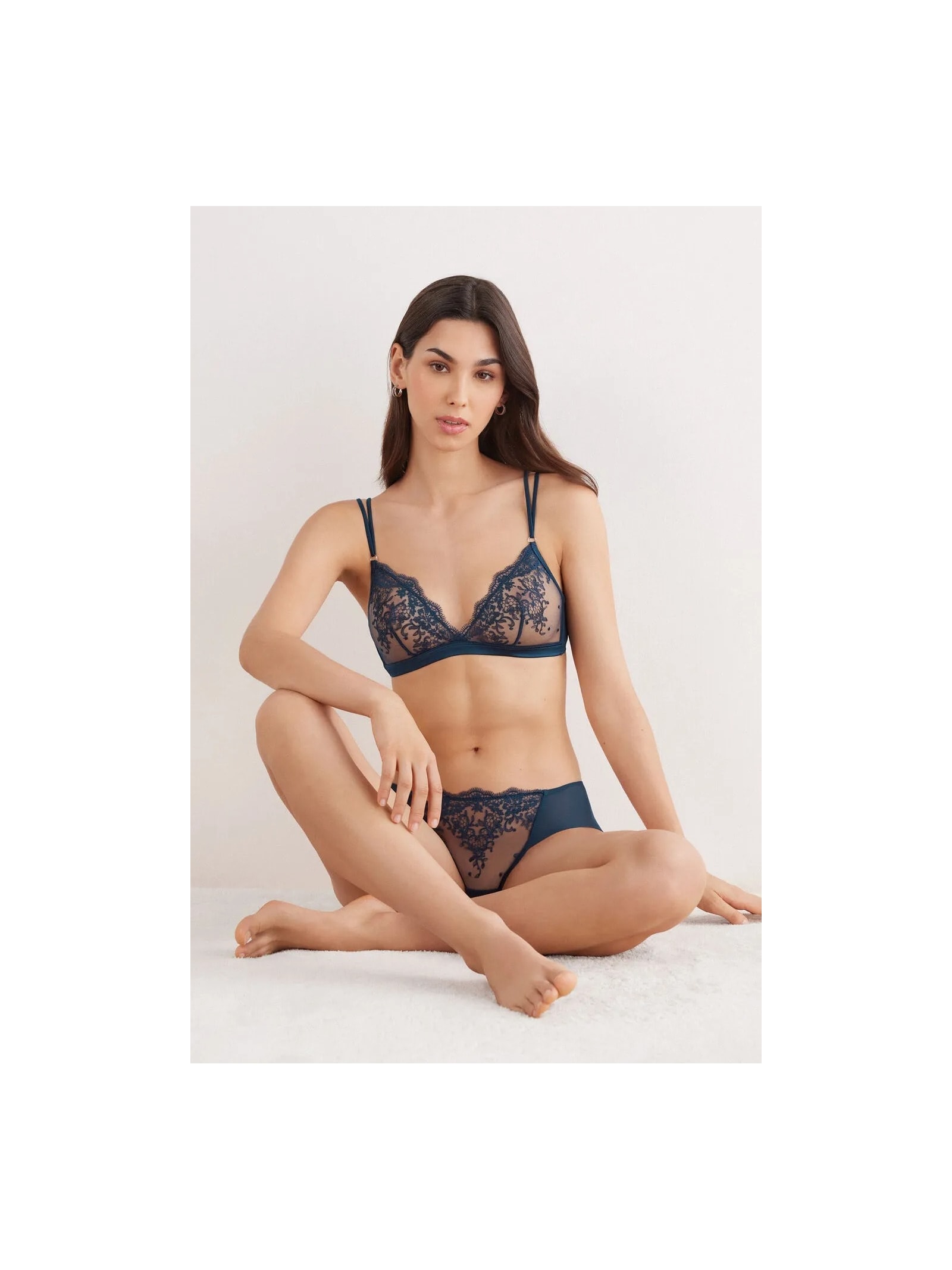 Sutiã Triângulo Emma Luxury Dreams Azul Intimissimi
