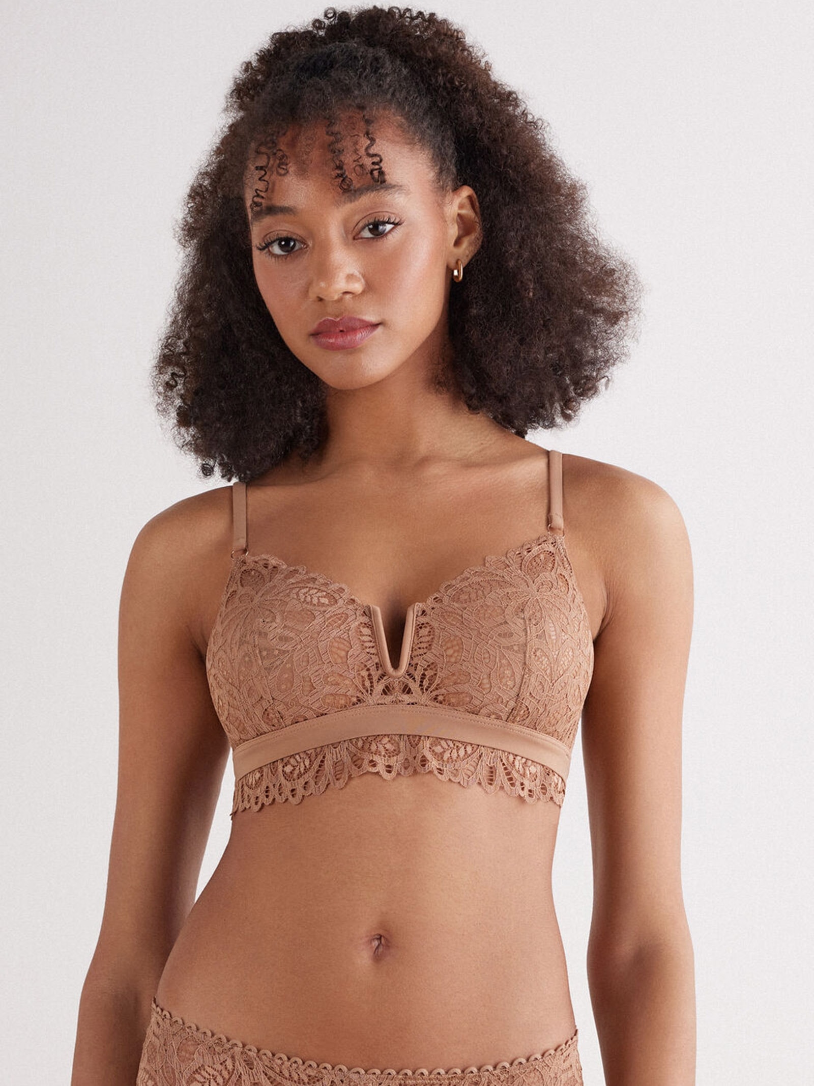 Sutiã Triângulo Italian Riviera Marrom Intimissimi