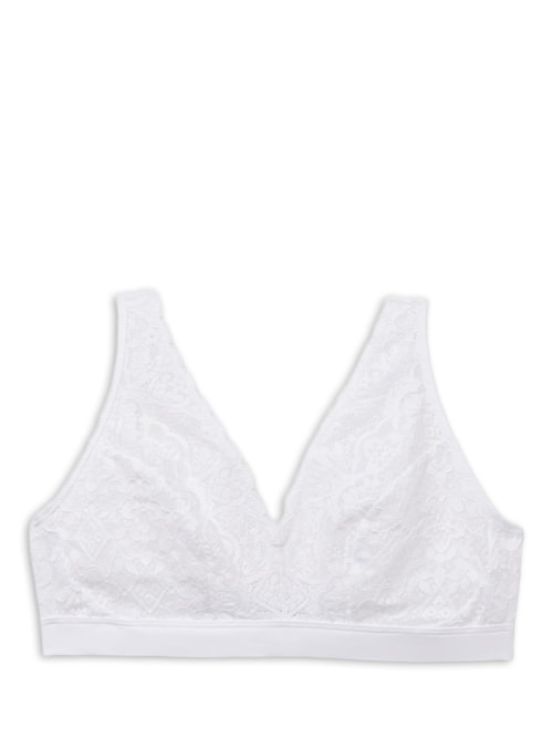 Sutiã Triângulo Lara Em Renda – Branco