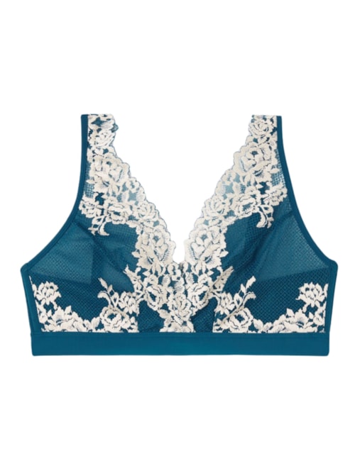 Sutiã Triângulo Lara Pretty Flowers - Azul