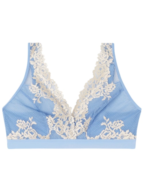 Sutiã Triângulo Lara Pretty Flowers - Azul